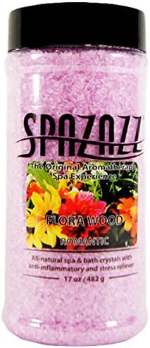 Spazazz SPZ-240 FLORAWOOD RECINTO ROMACTERAL CRISTALS ORIGINAL RECIMENTO, 17 onças.