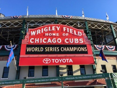 ConversaPrints Wrigley Field Chicago Cubs brilhante Picture Picture Banner Stadium MLB