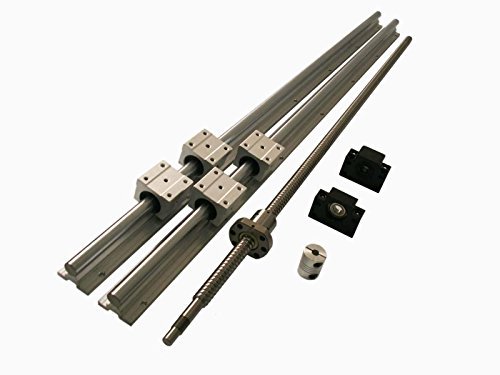 Joomen CNC SBR20 Rail Rail RM1605 Kit de movimento linear de 1400 mm