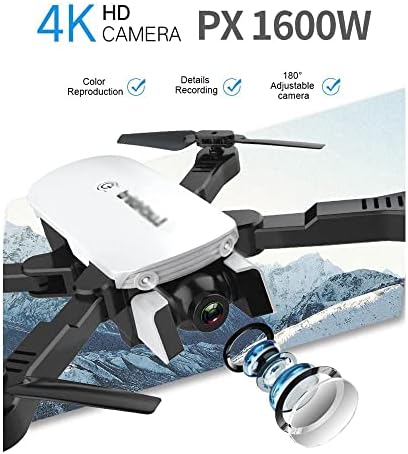 Drones de steace com câmera para adultos 4K UHD FPV Drone com drone de câmera para adultos e especialistas, GPS volta para casa,