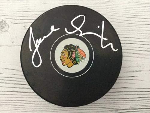 Joel Quenneville assinou autografou o Chicago Blackhawks Hockey Puck PSA DNA CoA A - Pucks autografados da NHL