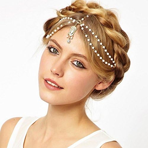 Hair Jewelry Crown Tiaras for Women Hair Jewelry Bride Hair Decoration Women Tassel Bandas de cabeça Moda indiana Boho Princadeiro