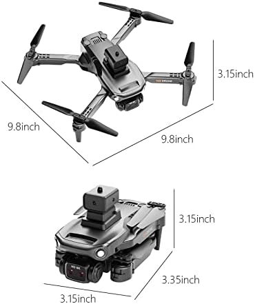Drone Afeboo com câmeras 4 HD para adultos, altitude de retenção, modo sem cabeça, controle remoto quadcopter wifi fpv
