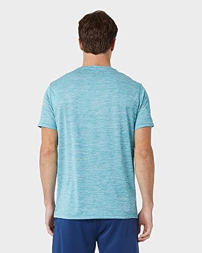 32 graus de camiseta ativa ultra-sônica dos homens | Ajuste slim | Respirável | Wicking de umidade | Anti-odor | Reflexivo
