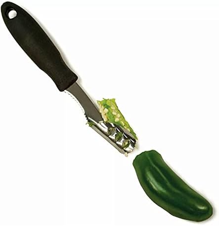 Corer de pimenta jalapeno, removedor de pimenta de aço inoxidável, corer de pimenta jalapeno, cortador de pimenta Slicer