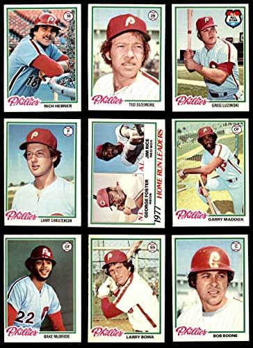 1978 O-Pee-Chee Philadelphia Phillies, perto da equipe, estabeleceu a Philadelphia Phillies NM Phillies
