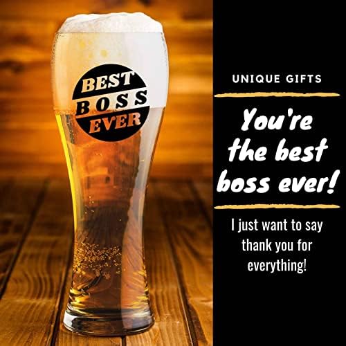 Presentes de chefe do OneBttl para homens, copo de cerveja para chefe, copo de 15 onças, caneca de cerveja, ideia perfeita para