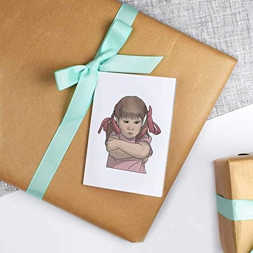 4 X 'Grumpy Child' Gift Tags / etiquetas