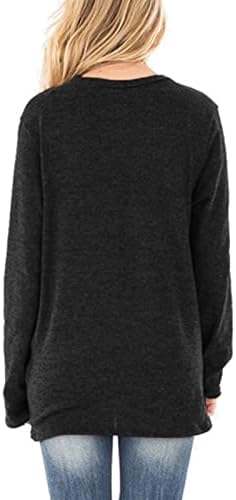 Molho preto Mulheres suéteres quentes para mulheres Moda feminina Tops femininos Crewneck Waffle Knit Casual Mulheres 2022 Roupas