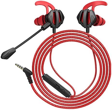 Fones de ouvido para jogos com microfone, fones de ouvido de 3,5 mm conectados sobre a orelha para PS4, Xbox One, laptop, celular, computador