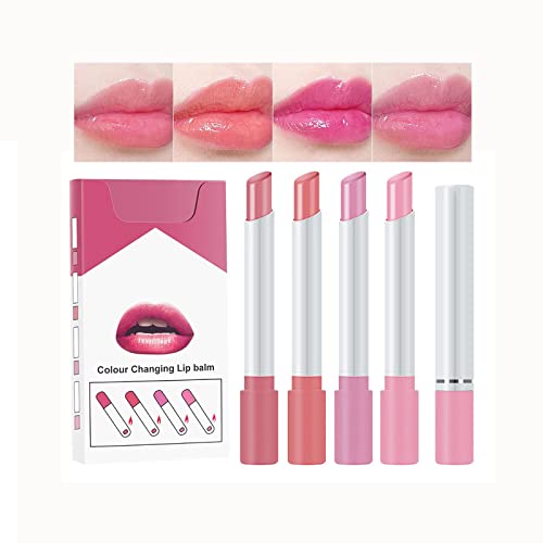 4pcs Lipstick Conjunto fosco duradouro à prova d'água note da xícara pigmentada Lip Tint Makeup Presente para mulheres meninas