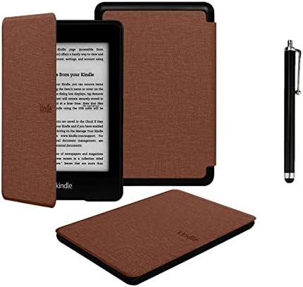Para 6,8 Kindle Paperwhite - Tampa de tecido leve, caneta de tela de toque