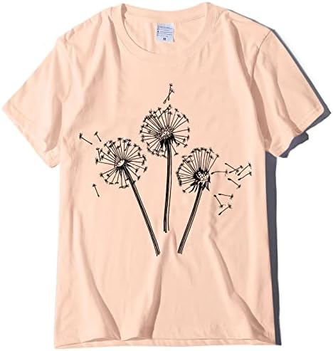 Tops florais de verão para mulheres 2023 Flores fofas de modernas camisas curtas Camisas gráficas Floral Basic Tees Top Top Vintage