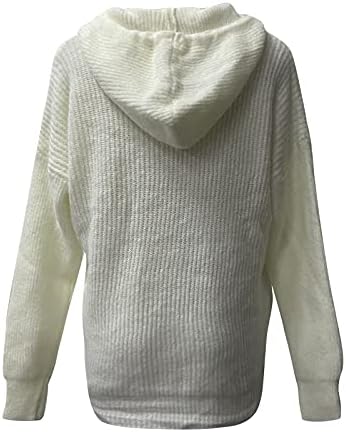 Suéteres grandes femininos de manga longa ombro frio colar pescoço traseiro sem suéter solto moda superior