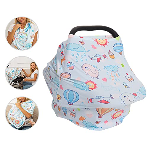 Capa de enfermagem de ppogoo para amamentar a amamentação super macia de uso multi para tampas de assento de carro para bebês capa de carrinho de compras de capa de cachecol