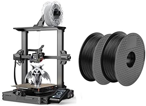 Creality Ender 3 S1 Pro 3D Impressora e PLA 3D Filamento Black e Preto