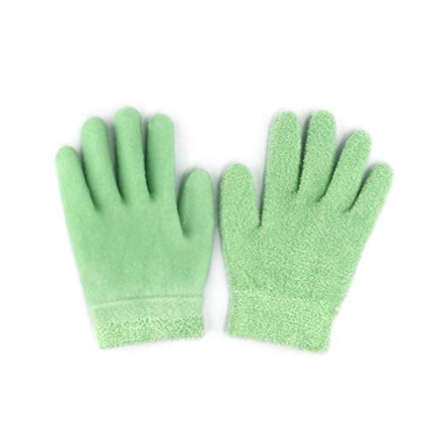 Excety Spa pares de luvas hidratantes e meias estabelecem luvas e meias para a pele seca salto rachado seco mãos 2