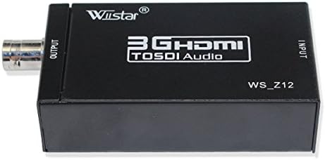 Wiistar 1080p HDMI para SDI Adaptador Mini HDMI2SDI ADAPTOR DE VÍDEO DE ÁUDIO ADAPTOR SUPORTE SDI/HD-SDI/3G-SDI PARA
