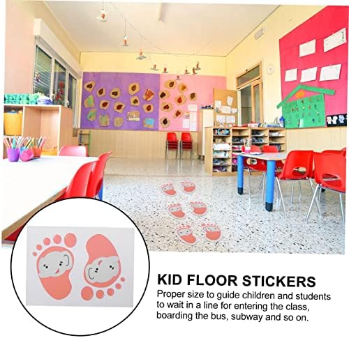 Adesivos de pegadas de desenhos animados Tofficu adesivos de parede para crianças Rotulando adesivos para crianças decoração