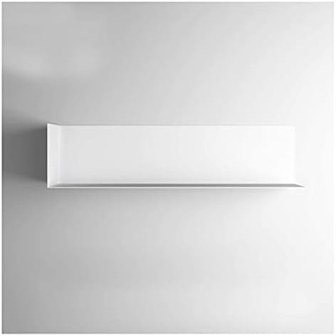 Bedges de parede wxxgy, parede com partição de palavras, estante de livros, parede, restaurante pendurado moldura decorativa simples, rack de armazenamento moderno, parede de ferro forjado/branco/60x15x15cm