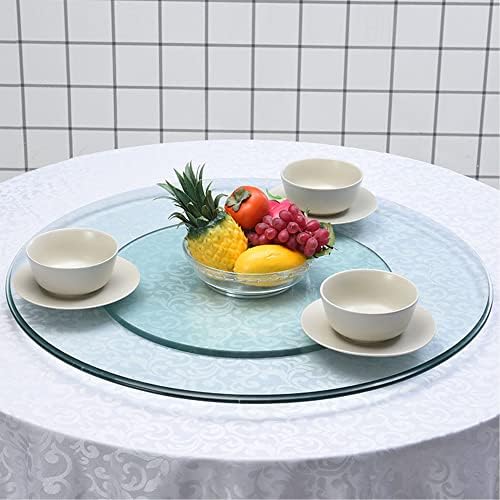 Tabela de jantar com vidro temperado Susan Susan mesa de jantar titular mesa redonda de mesa de servir de mesa para