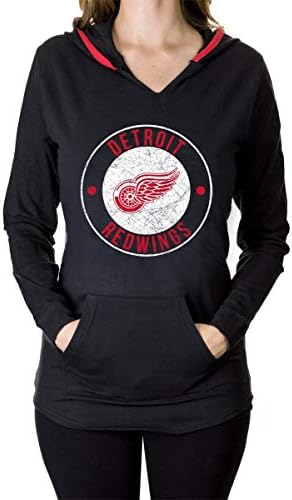 LOGO OFICIAL DO EQUIPE DA NHL Ladies French Terry Cover Up Fashion Hoodie Tunic
