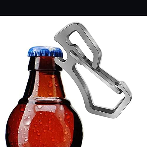 Chengzui Multifuncional Carabiner de Aço Chaves de Chaves Bottle abridor de garrafa de escalada ao ar livre Chave de chave