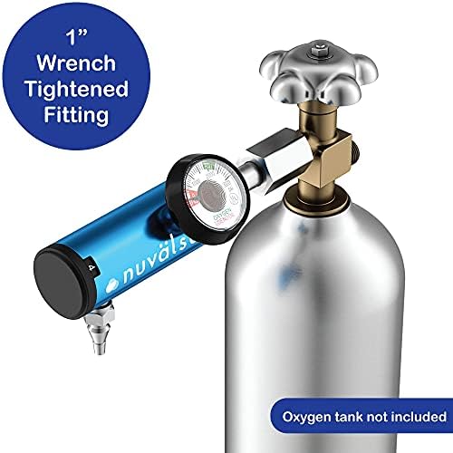Terapia de ozônio nuvälsa regulador de oxigênio de baixo fluxo-fácil de usar-trabalha com geradores de ozônio-compatível com cilindros de oxigênio até 3.000 psi-conexão esticada-CGA 540