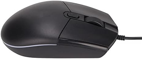 mouse rgb ergonômico ciciglow, mouse portátil compacto portátil wired com mouse de jogos mecânicos de 800 1200 1600