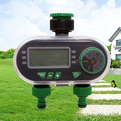 XXXDXDP Timer de água digital Controlador de irrigação de válvulas solenóides eletrônicas com atraso de chuva para timer de água de água de jardim automático/manual