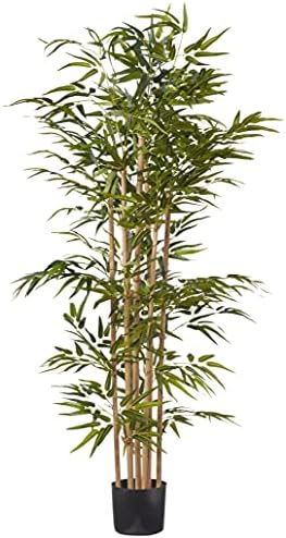 Tree de seda quase natural de 5253 bambu, 64 polegadas, verde