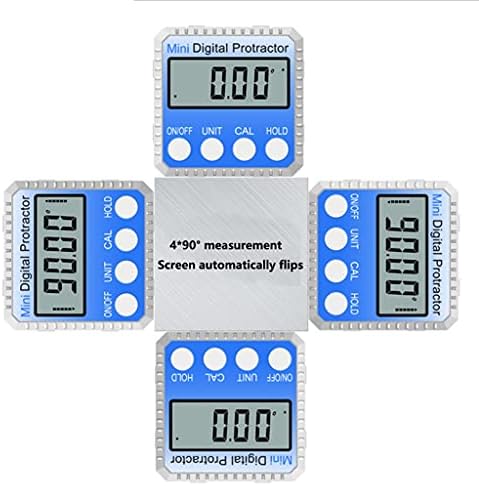 N/A 360 ° Mini Transferidor digital de alta precisão Goniômetro eletrônico inclinômetro Caixa de medição do ângulo de ângulo