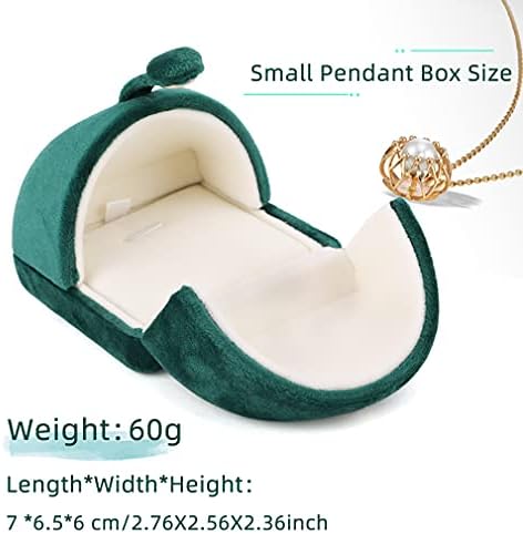 Isuperb Box Box Box Box Casal Engagement Ring Beachring Jewelry Display para proposta de aniversário de casamento