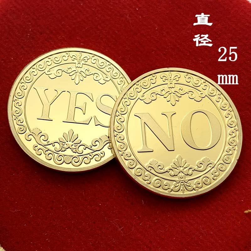 【Sim Não】 Magicagem de moedas mágicas de uma mão banhada a ouro