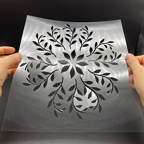 7 mil folhas de estêncil em branco Mylar, folhas de plástico transparente de 12 x 12 polegadas, folhas de acetato para artesanato, folhas de plástico para máquina de corte, material de estêncil de estimação
