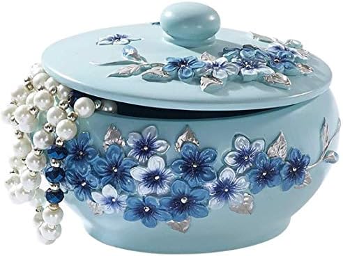 Caixas de jóias QTT Jóias de jóias de jóias cerâmicas Organizador de jóias de estilo europeu esculpido para mulheres