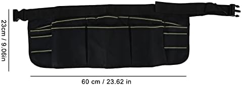 Bolsa da cintura da ferramenta, multifuncional 600D Oxford Ploth Bouch Bolsa Durável Cinturão de ferramentas para jardim para fábrica