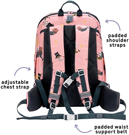 A mochila de garoto de 16 da Uninni para meninas e meninos com mais de 5 anos com alças acolchoadas e ajustáveis.