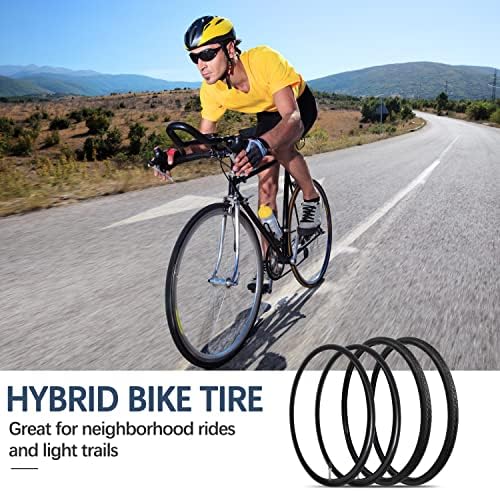 2 pacote 700c pneus de bicicleta de estrada 700 x 38c mais 2 pacote 700c Tubos de bicicleta 700x35/43c AV48mm de