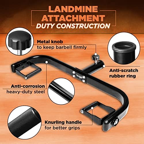 Yes4All Premium Multigrip Rowing Landmine Mine