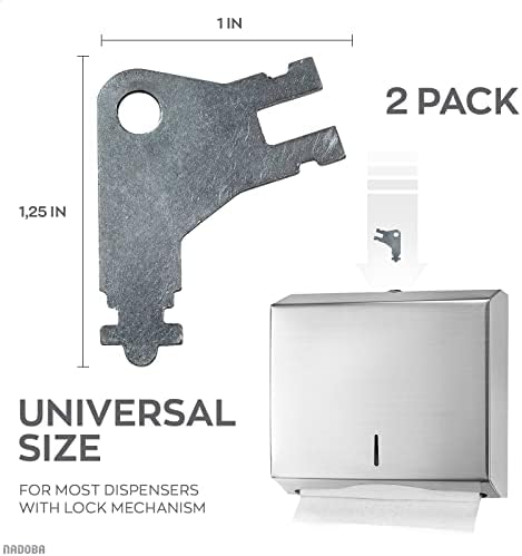 Chave universal do distribuidor de toalhas de papel - 2PCS Toalha de papel Toalha Toçar