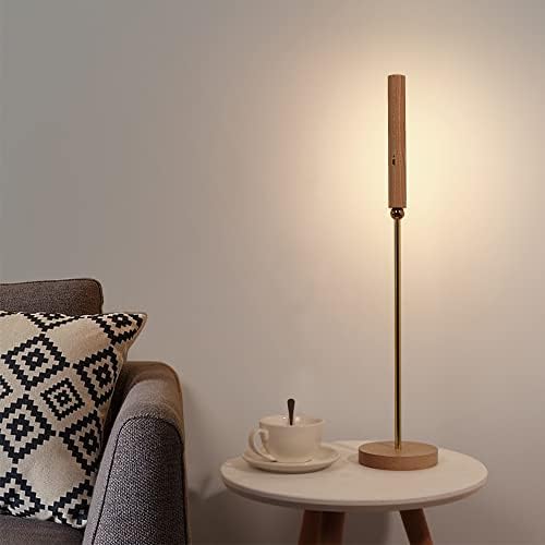 Lâmpada de mesa de mesa LED recarregável lâmpada de mesa magnética sem fio, lâmpadas de mesa com lâmpada de controle de