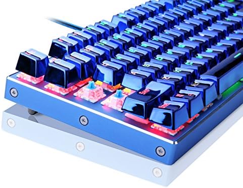 Redragon K566B-RGB Teclado de jogos mecânicos, retroilumentos de RGB, interruptores azuis, sólido durável todas