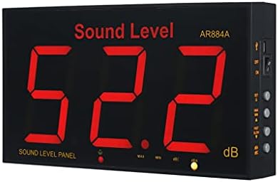 UXZDX CuJux Montado na parede 30-130dB Digital NoiseMeter Decibel Monitoramento Testador Medidor de nível de som com tela LCD grande