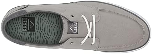 Sapatos masculinos de Reef, Reef Deckhand 3, cinza/branco, 11