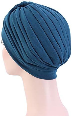 Giramento de turbante de algodão feminino DUOZAN FIDENTE IMPRESSIONAÇÃO DO SLUGO BONNET CHEIO CAP
