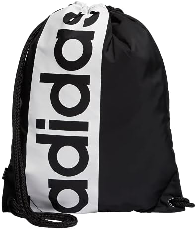 Adidas Court Lite Sackpack, preto/branco, tamanho único