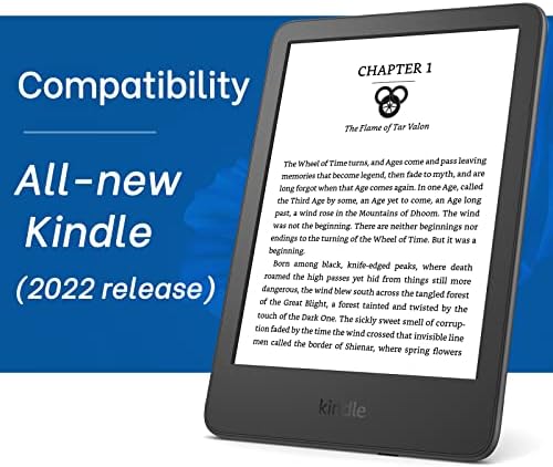 Case Cobak para todos os novos Kindle 11th Generation 2022 Lançamento - Ultra Slim PU Couro Smart Cover com sono automático e despertar,