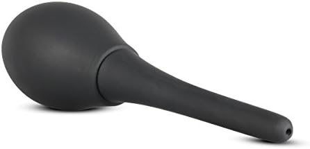 Bulbo de enema de limpador anal de silicone com contas, 155 grama - limpador anal - lâmpada de enema limpo de silicone anal douche