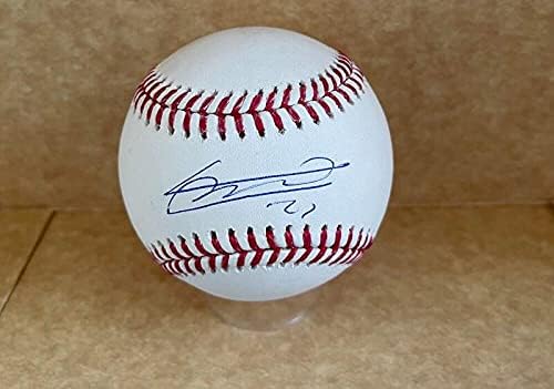 Vladimir Guerrero Jr. Toronto Blue Jays assinou autografado M.L. Baseball JSA